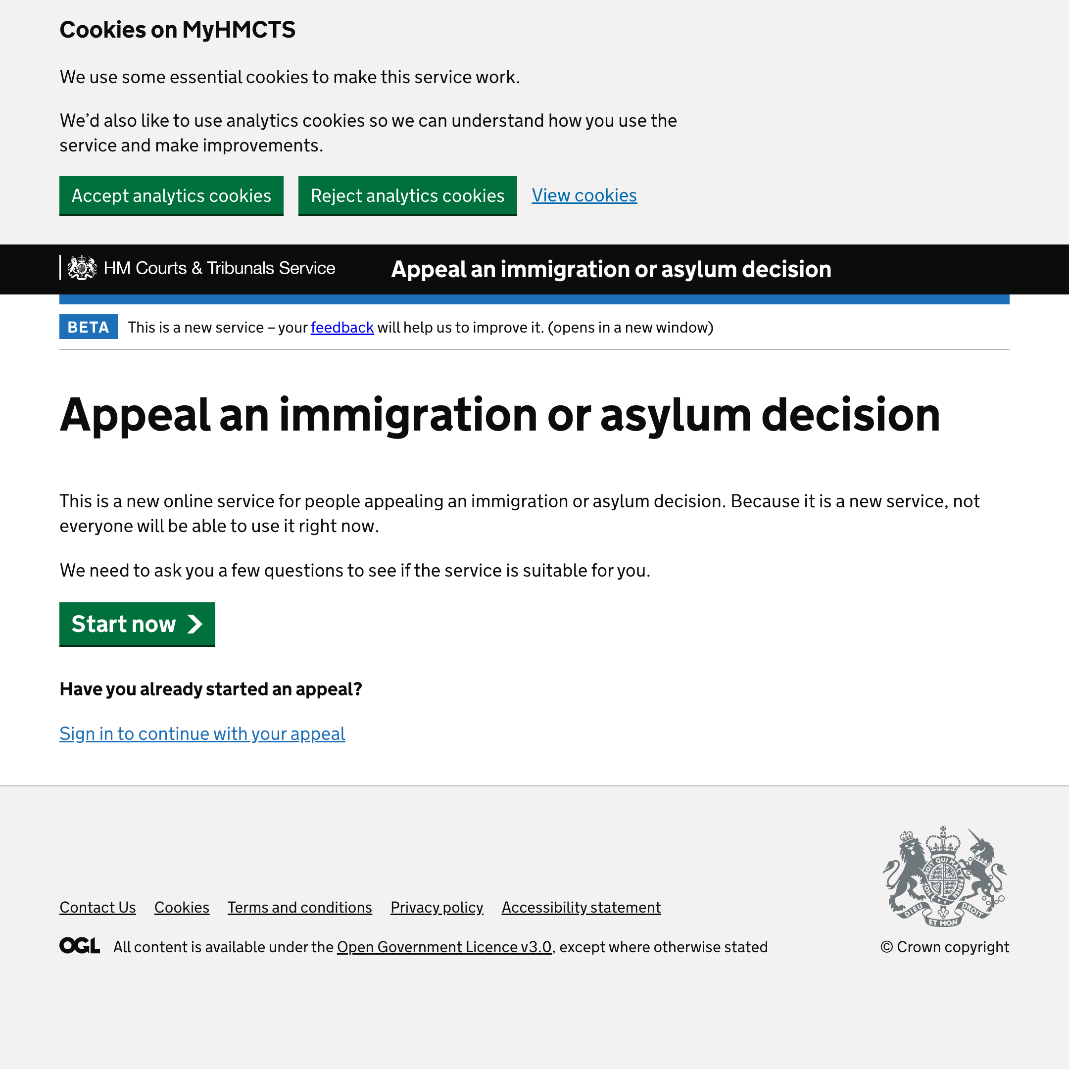 Appeal an immigration or asylum decision