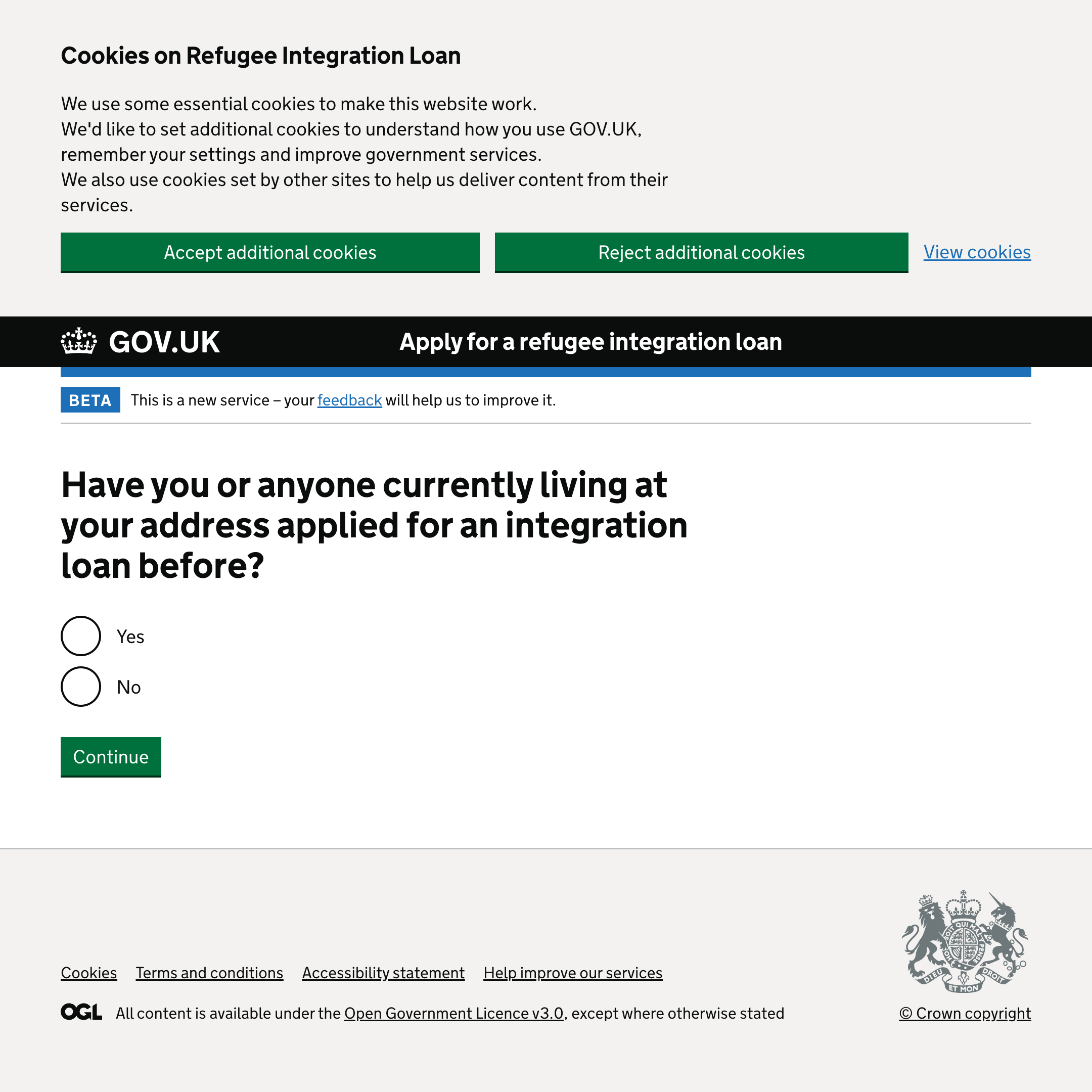 Apply for a refugee integration loan
