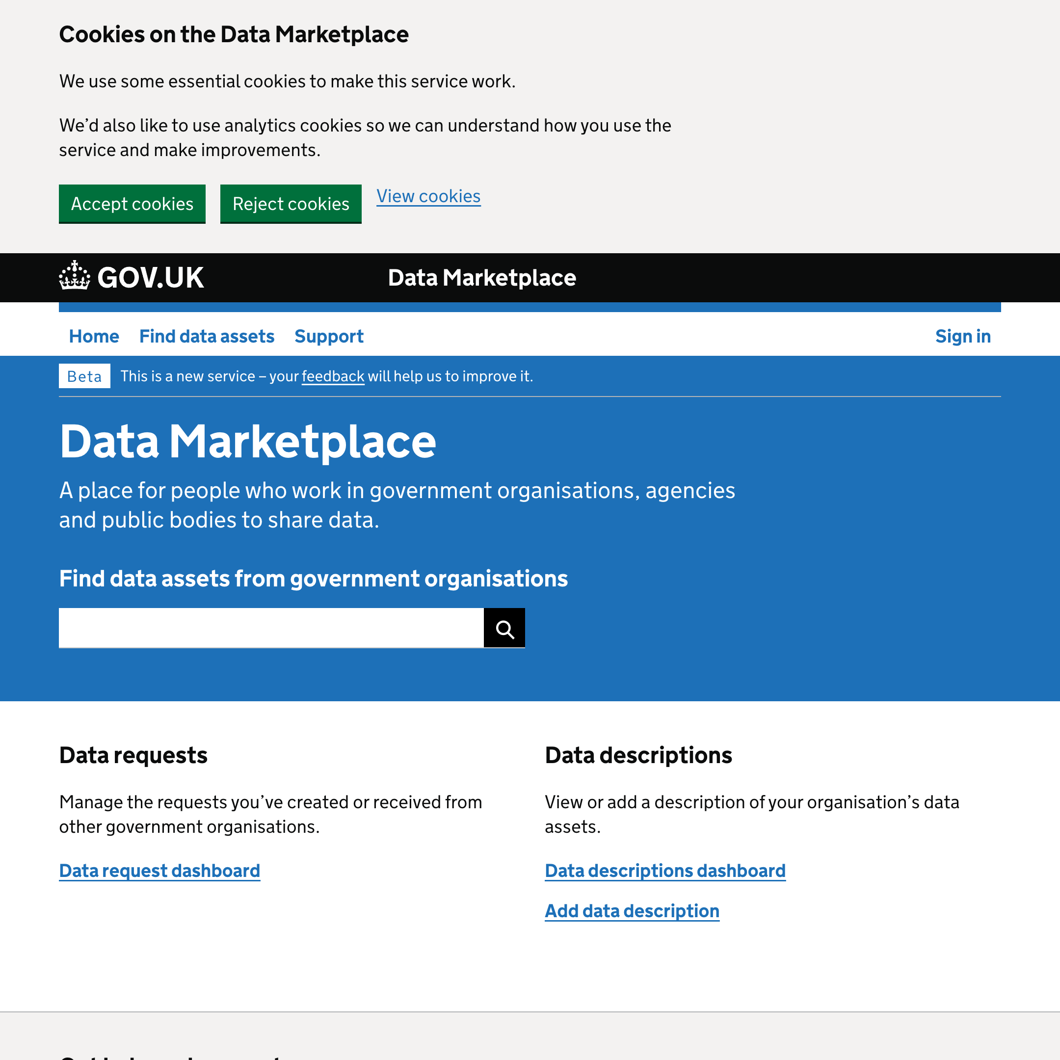 Data Marketplace