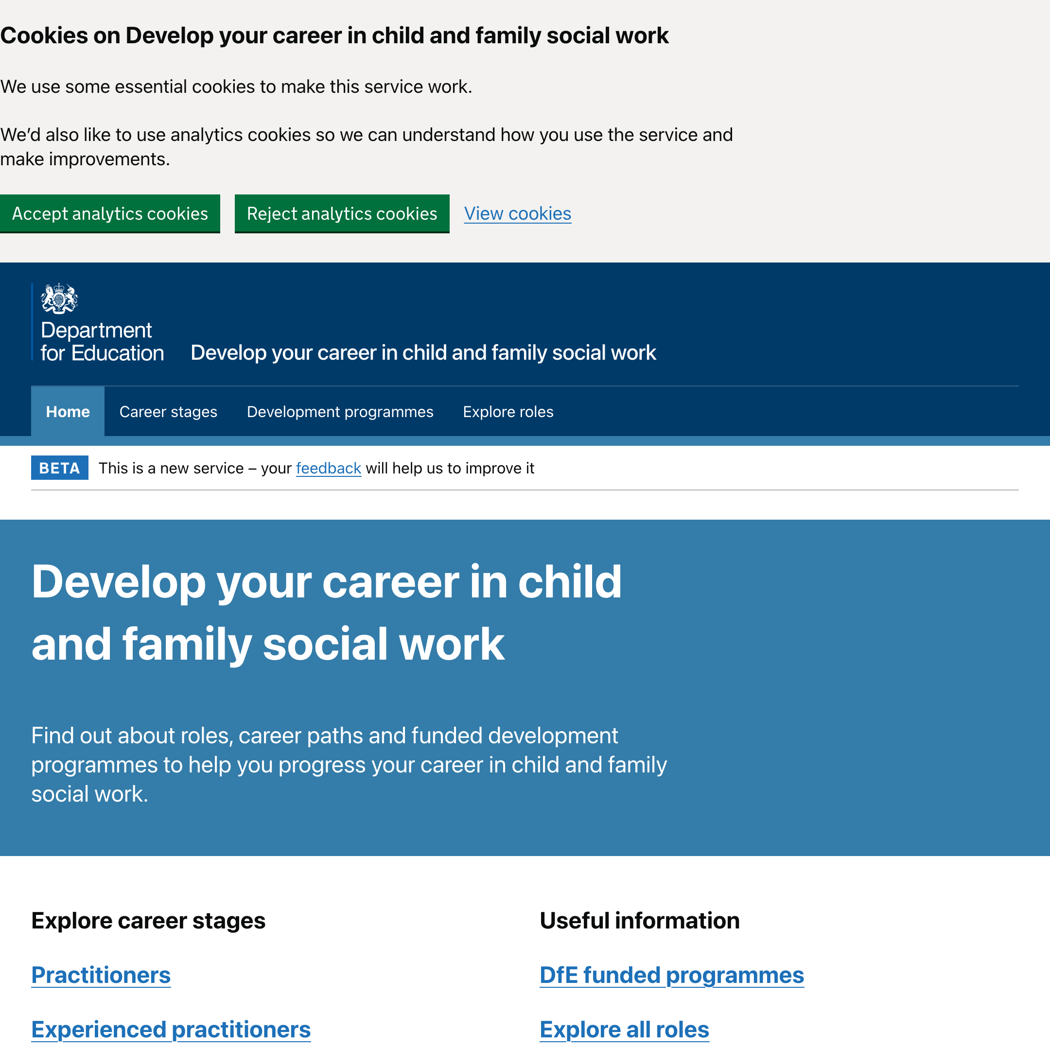 Develop your career in child and family social work