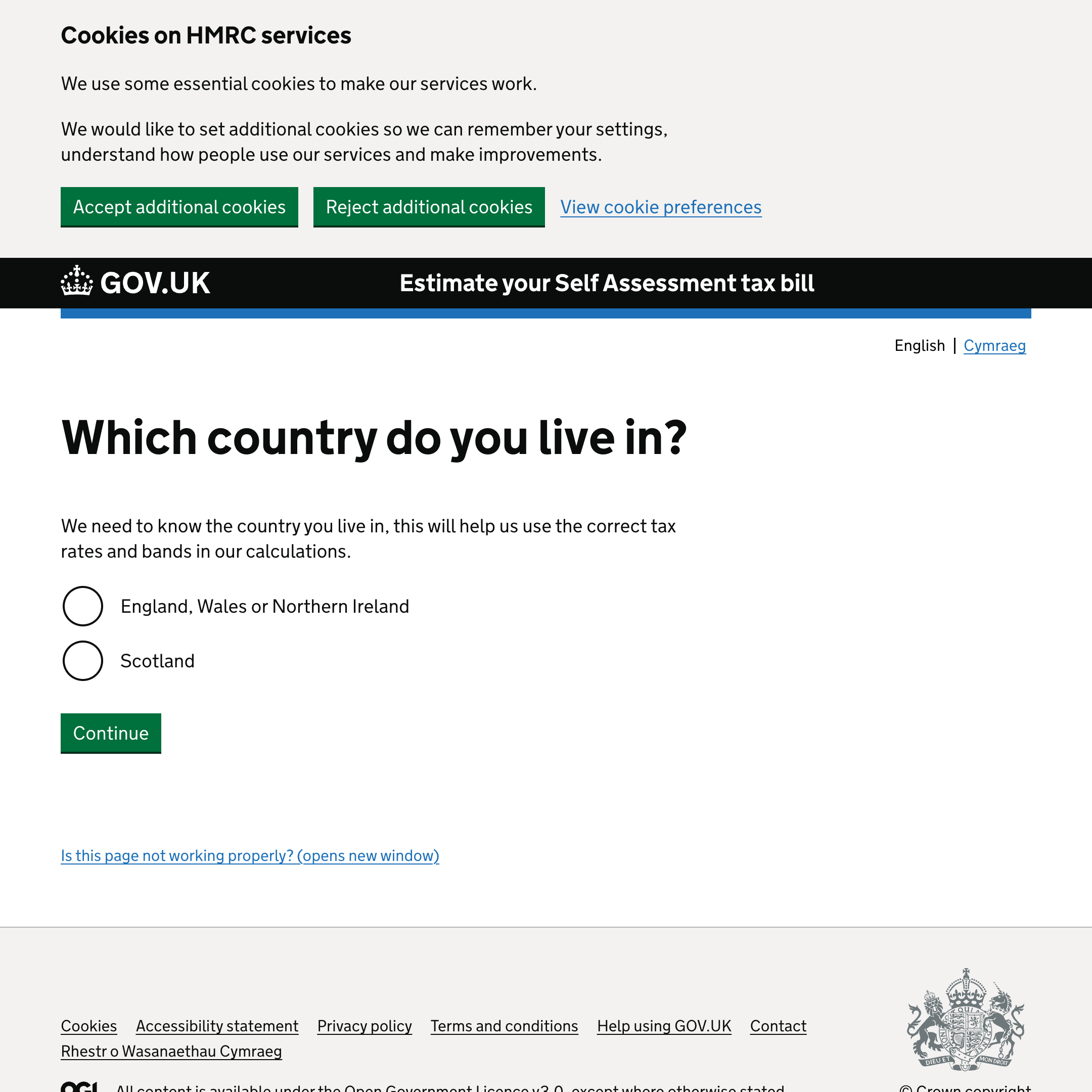 Estimate your Self Assessment tax bill