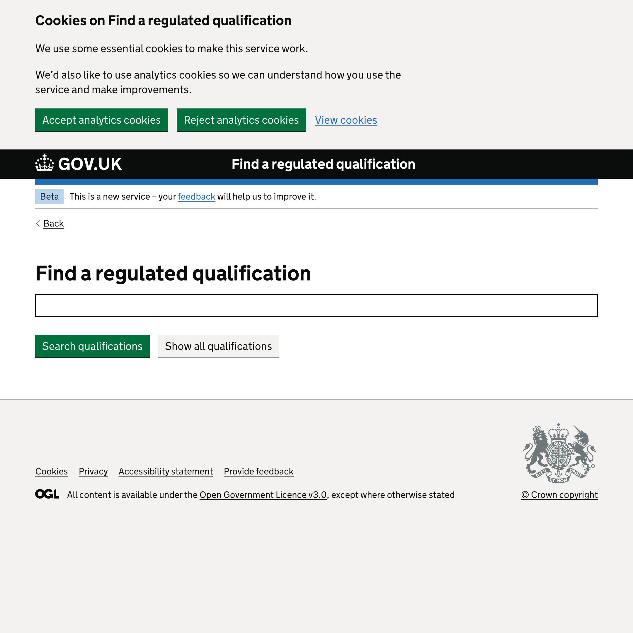 Find a regulated qualification