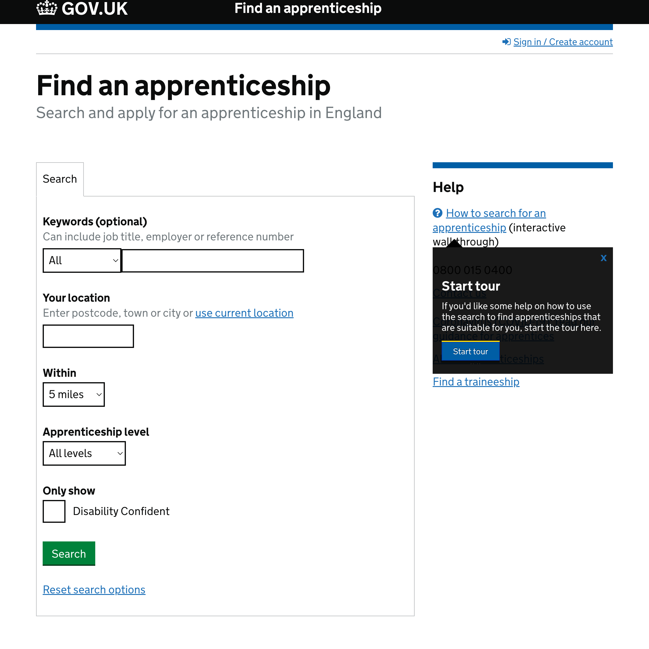 Find an apprenticeship