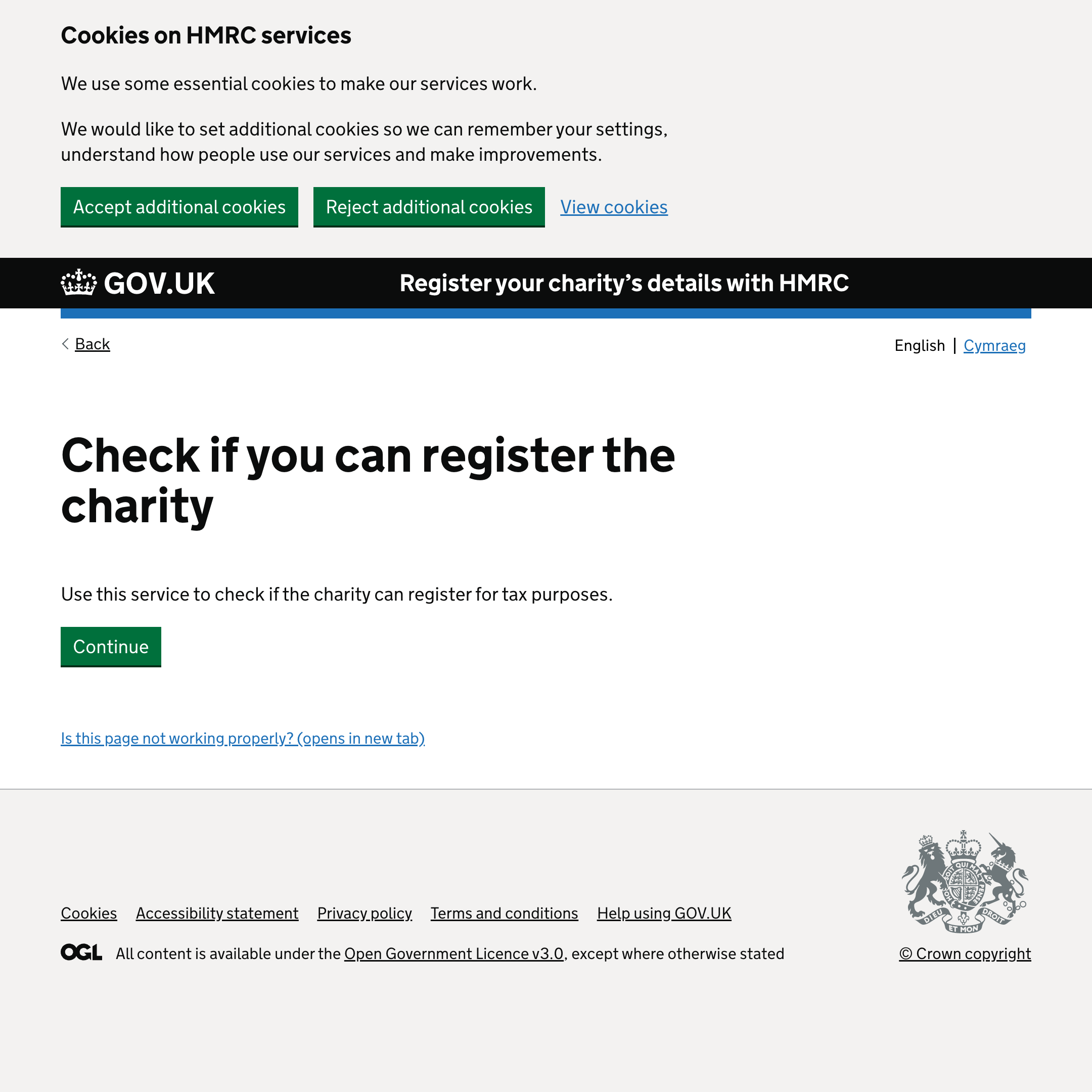 Register your charity’s details with HMRC