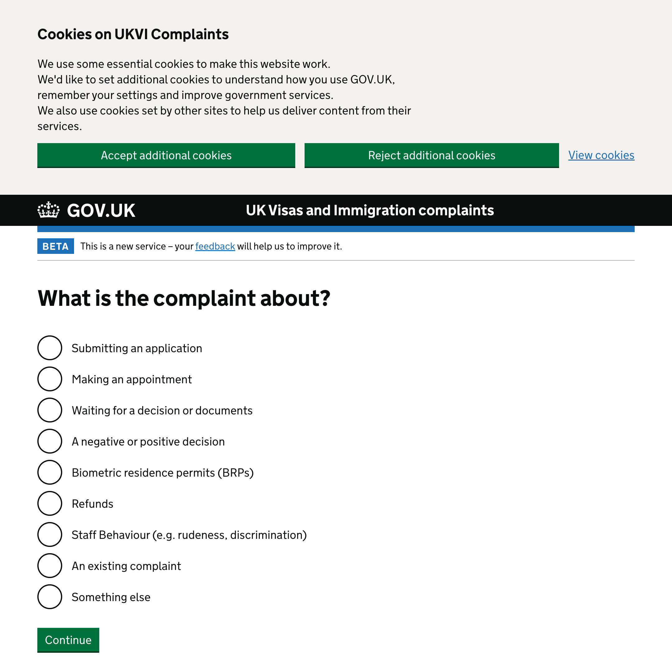 Complain about UK Visas and Immigration (UKVI)