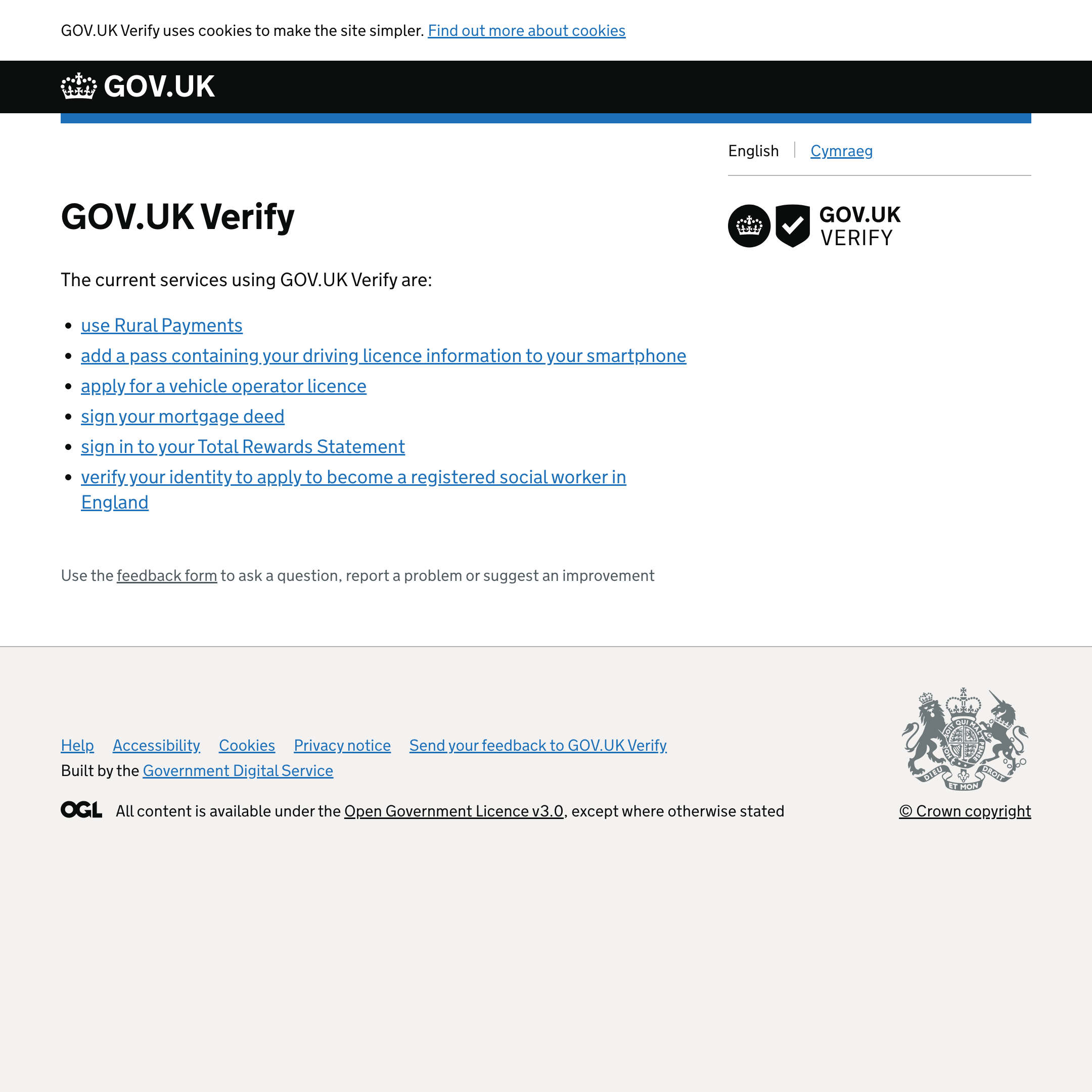 GOV.UK Verify